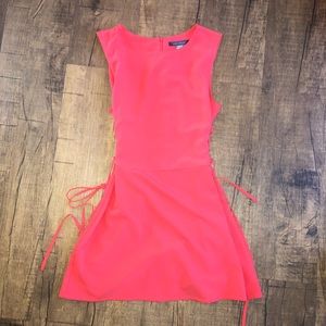 Pink Side Tie Dress Size S